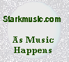 Logo of Starkmusic.com; 'As Music Happens' is our motto